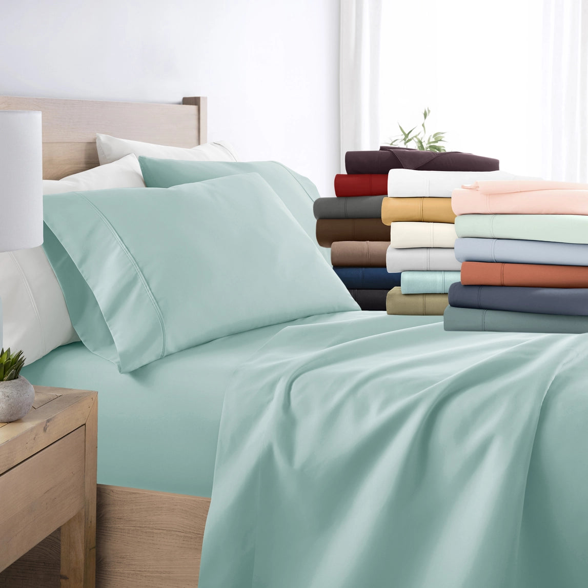 Home Collection Luxury Ultra Soft 6 Piece Bed Sheet Set