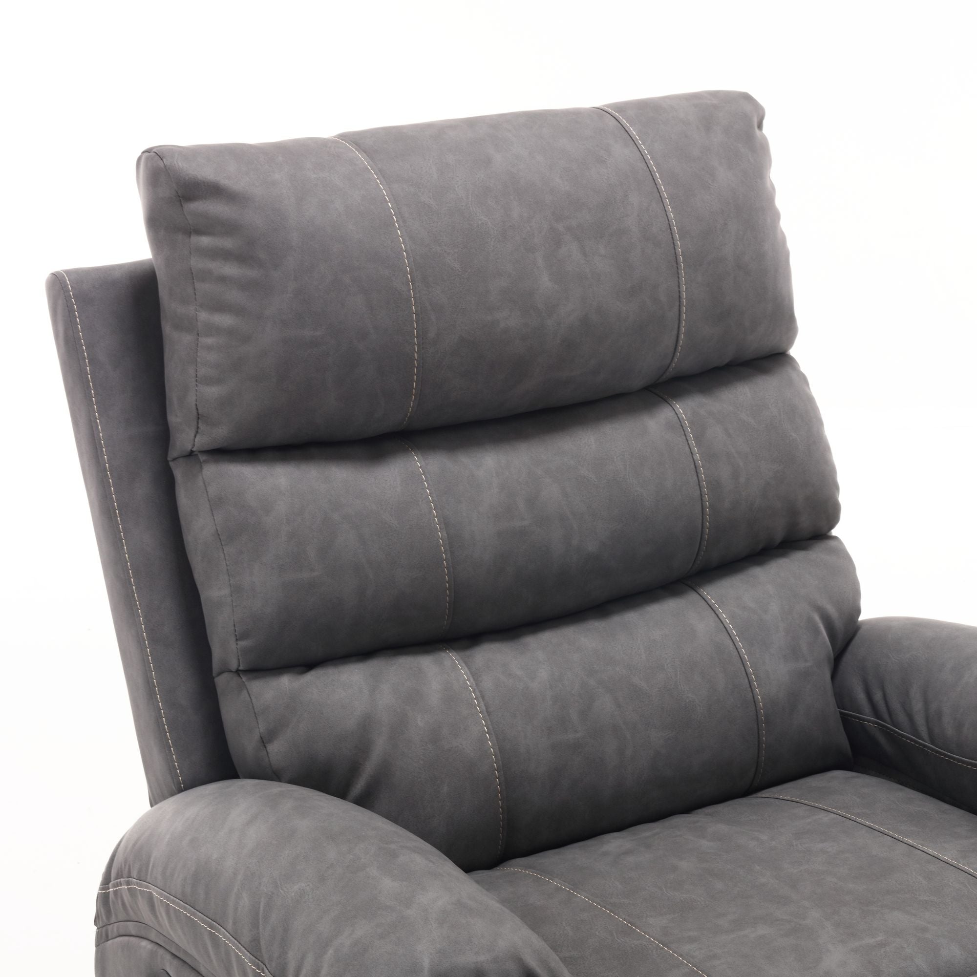 21" Wide Electric Lift Recliner for Elderly, Massage, Heat, Remote, Cup Holders, and Side Pockets