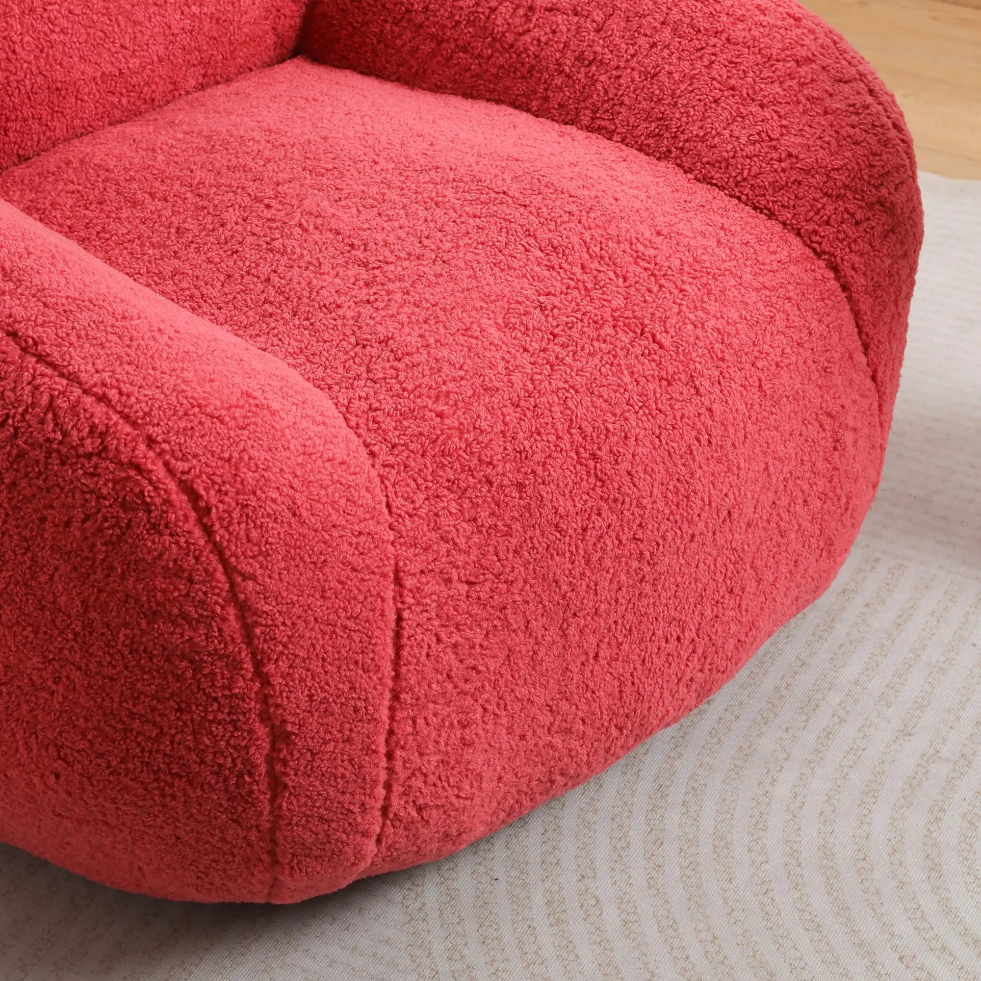 Giant Bean Bag Sofa Chair with Armrests and Memory Foam