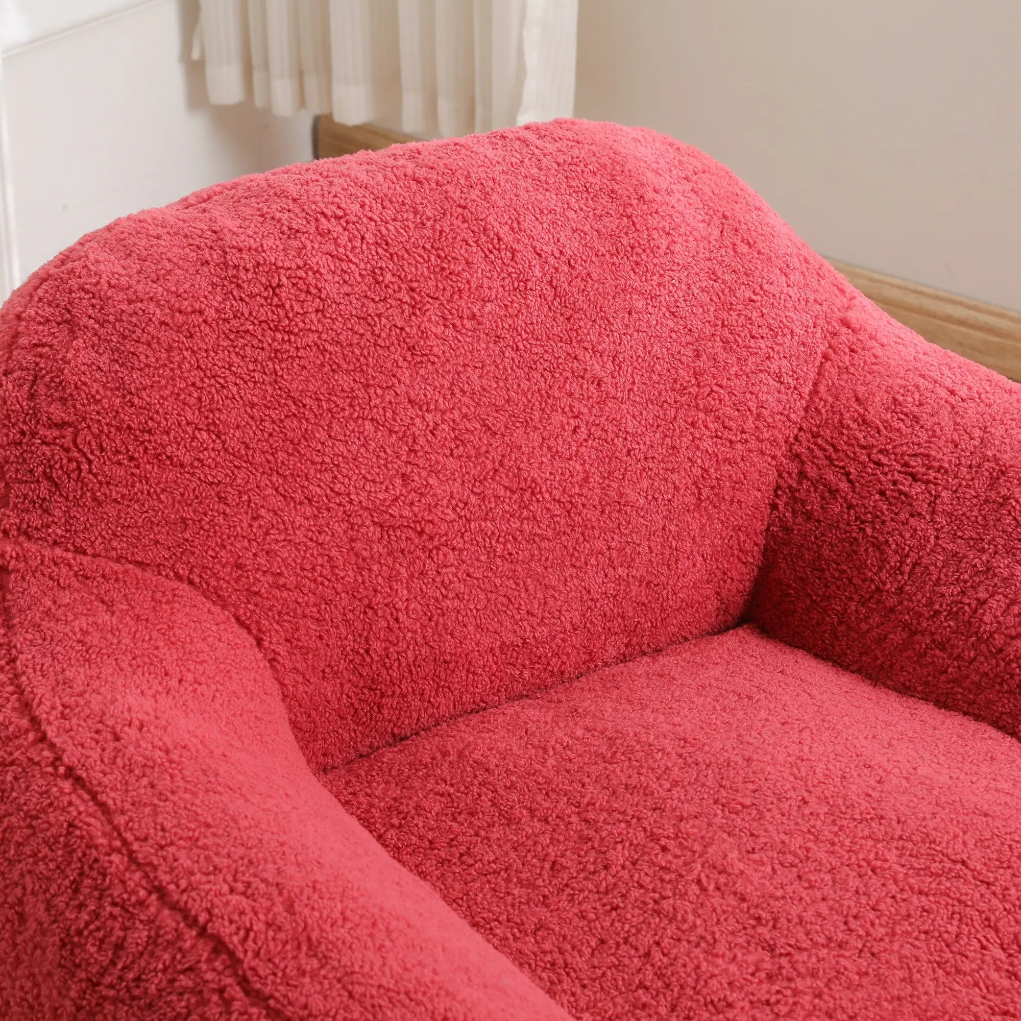 Giant Bean Bag Sofa Chair with Armrests and Memory Foam