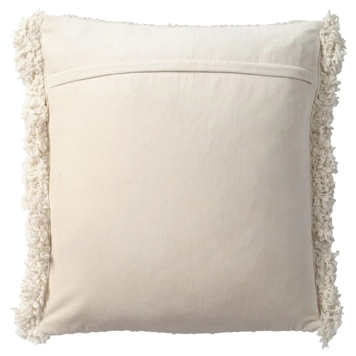 Angora Burnt Tabac Textured Hand Woven Pillow by Jaipur – 100% Polyester Decorative Accent Cushion
