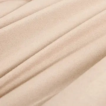 7-Piece Taupe & Burgundy Hypoallergenic Microfiber Ruffle Patchwork Comforter Set with Decorative Pillows – King Size