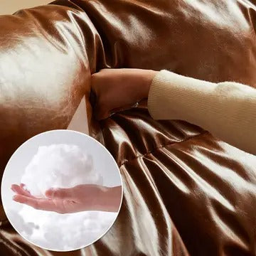 Wide Oil Wax Leather Accent Chair – Solid Wood Upholstered Lounge Chair, American Vintage Retro Design with Deep Seat & Plush Cotton Comfort