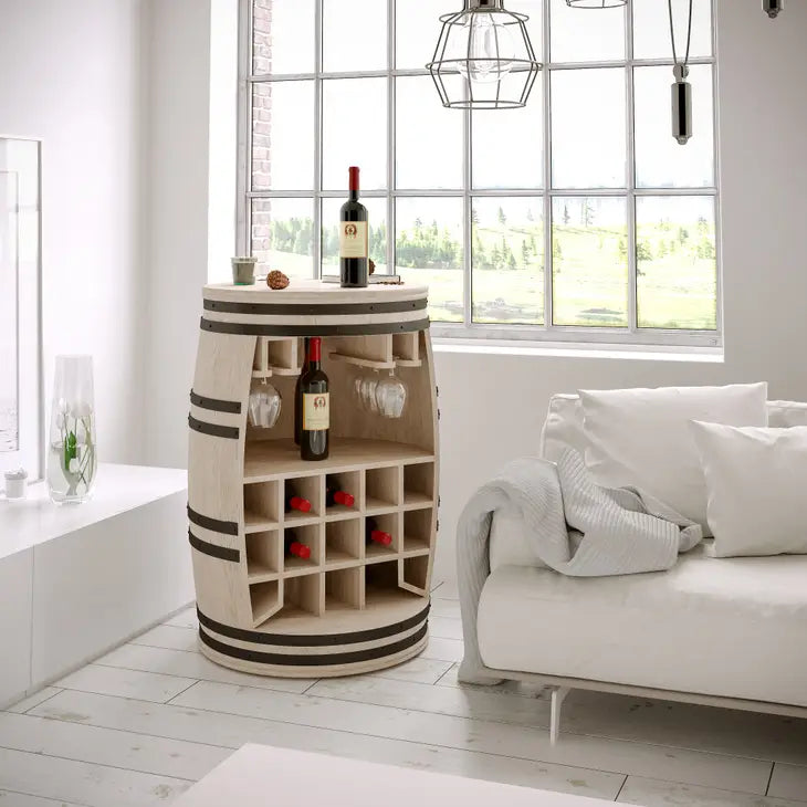 Wine Rack, Rosey-Manga Bar Barrel