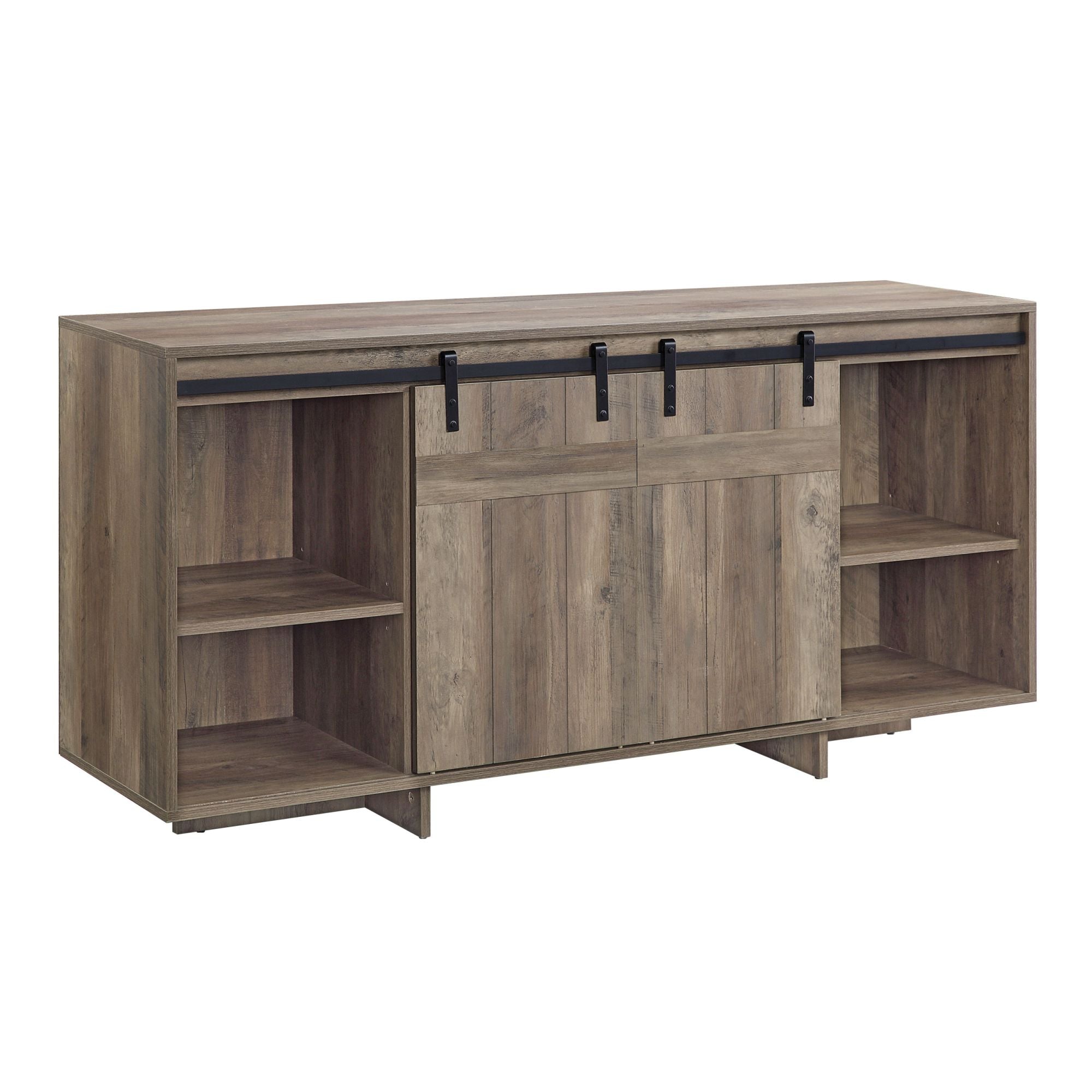 ACME Bellarosa TV Stand Gray Washed Finish LV01440
