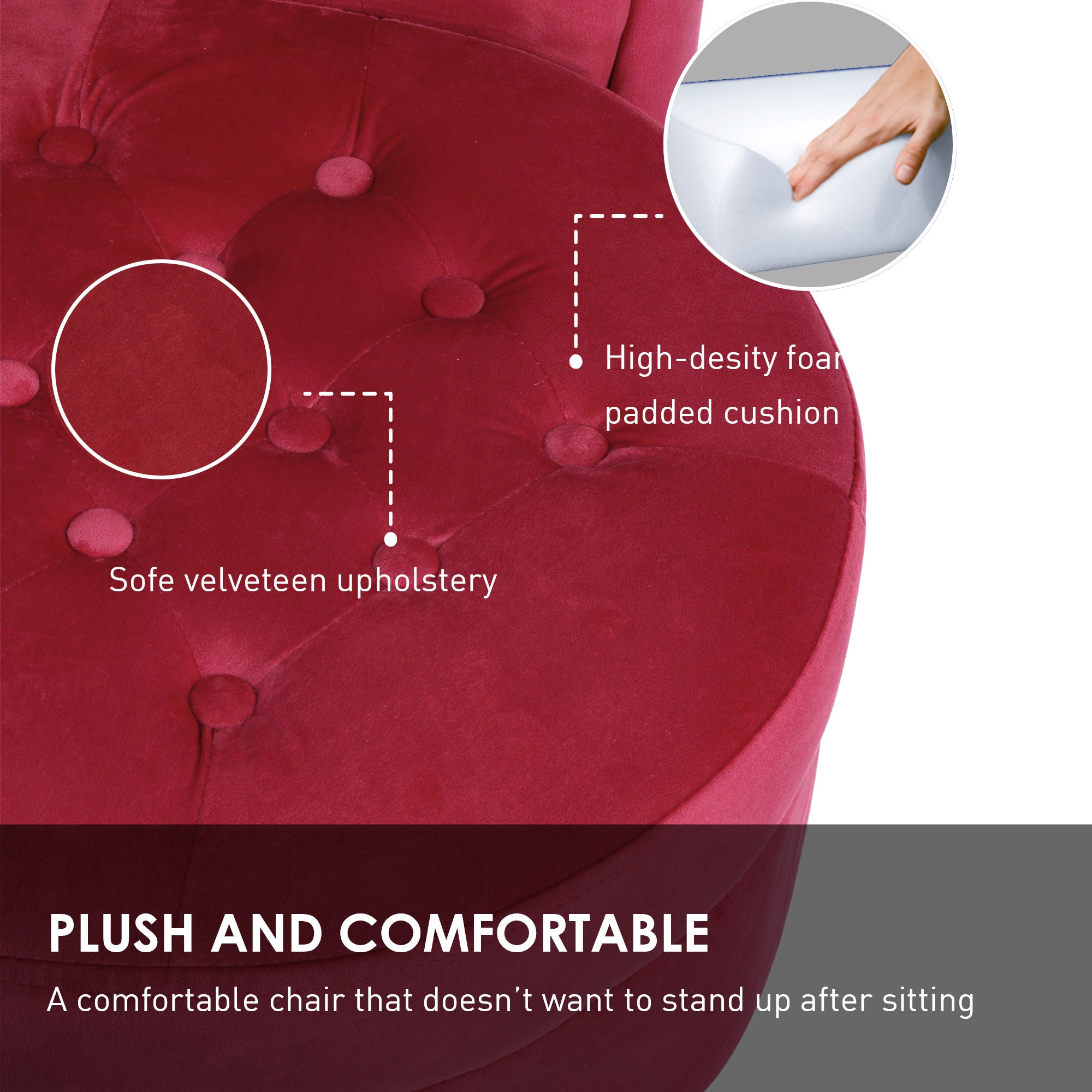 Royal Velvet High Back Armless Chair