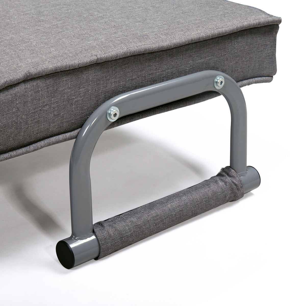 Adjustable Folding Dual-Purpose Lounge Chair Sofa Bed Recliner Gray