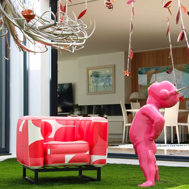 Yomi “Oxygen” Design Armchair in Aluminum and Tpu