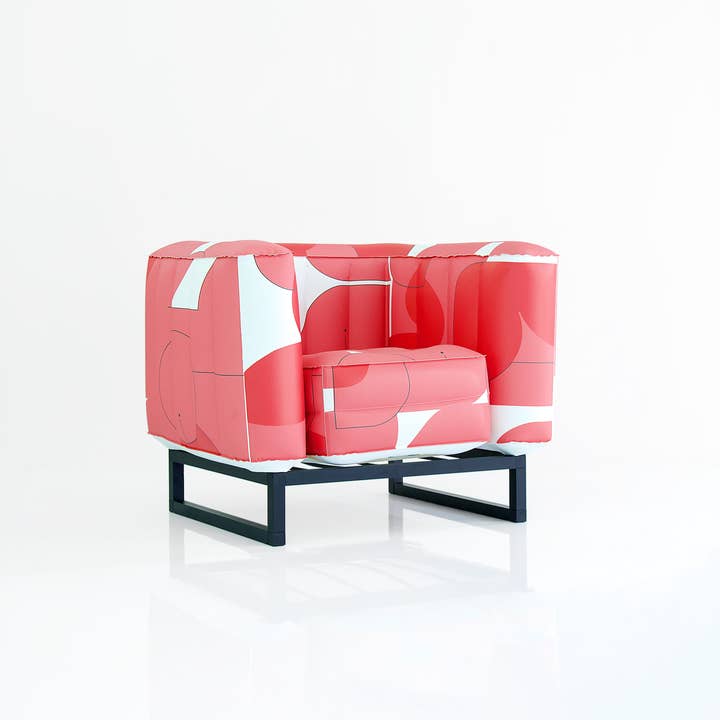Yomi “Oxygen” Design Armchair in Aluminum and Tpu
