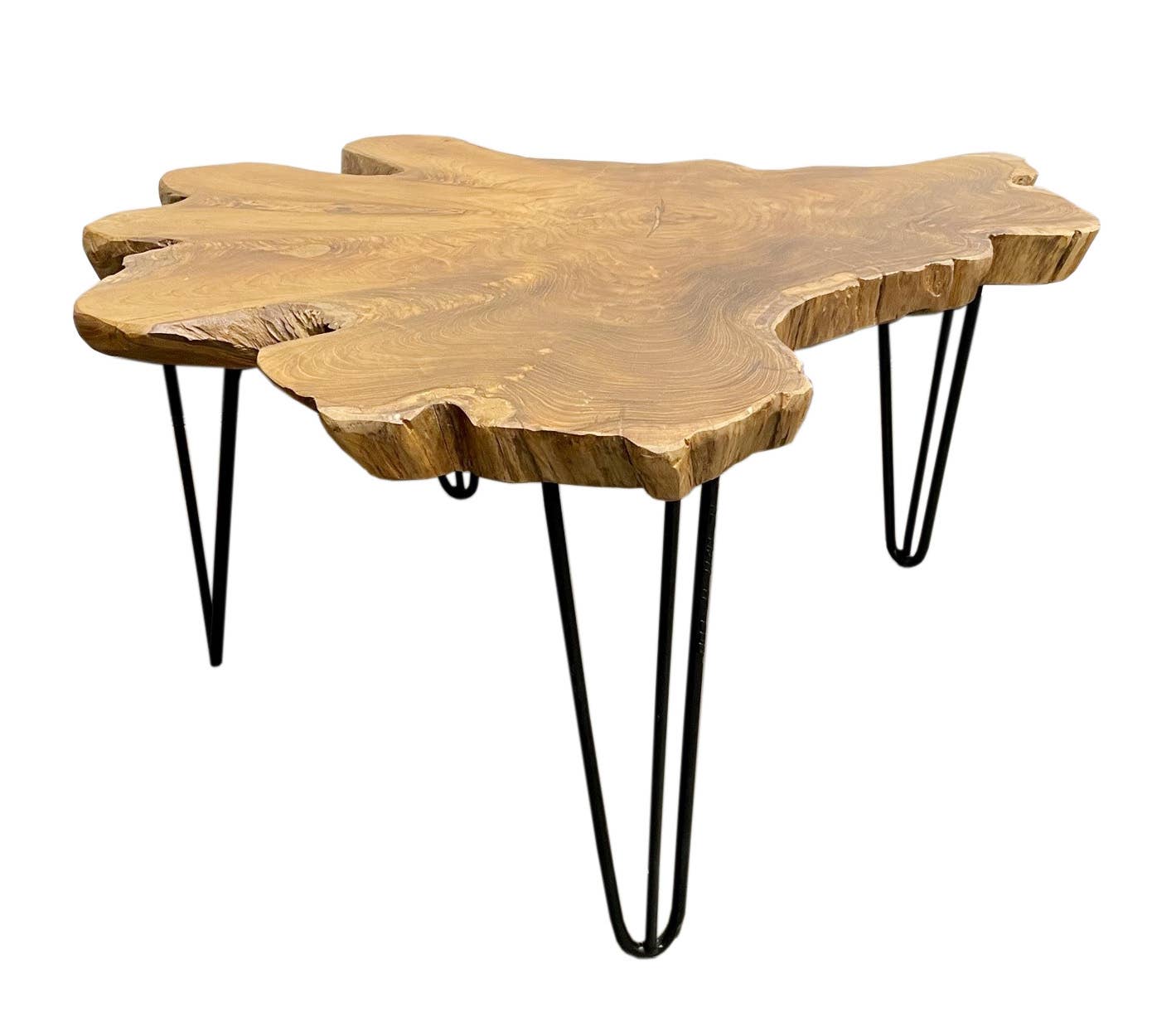 Teakwood Organic Slab Coffee Table