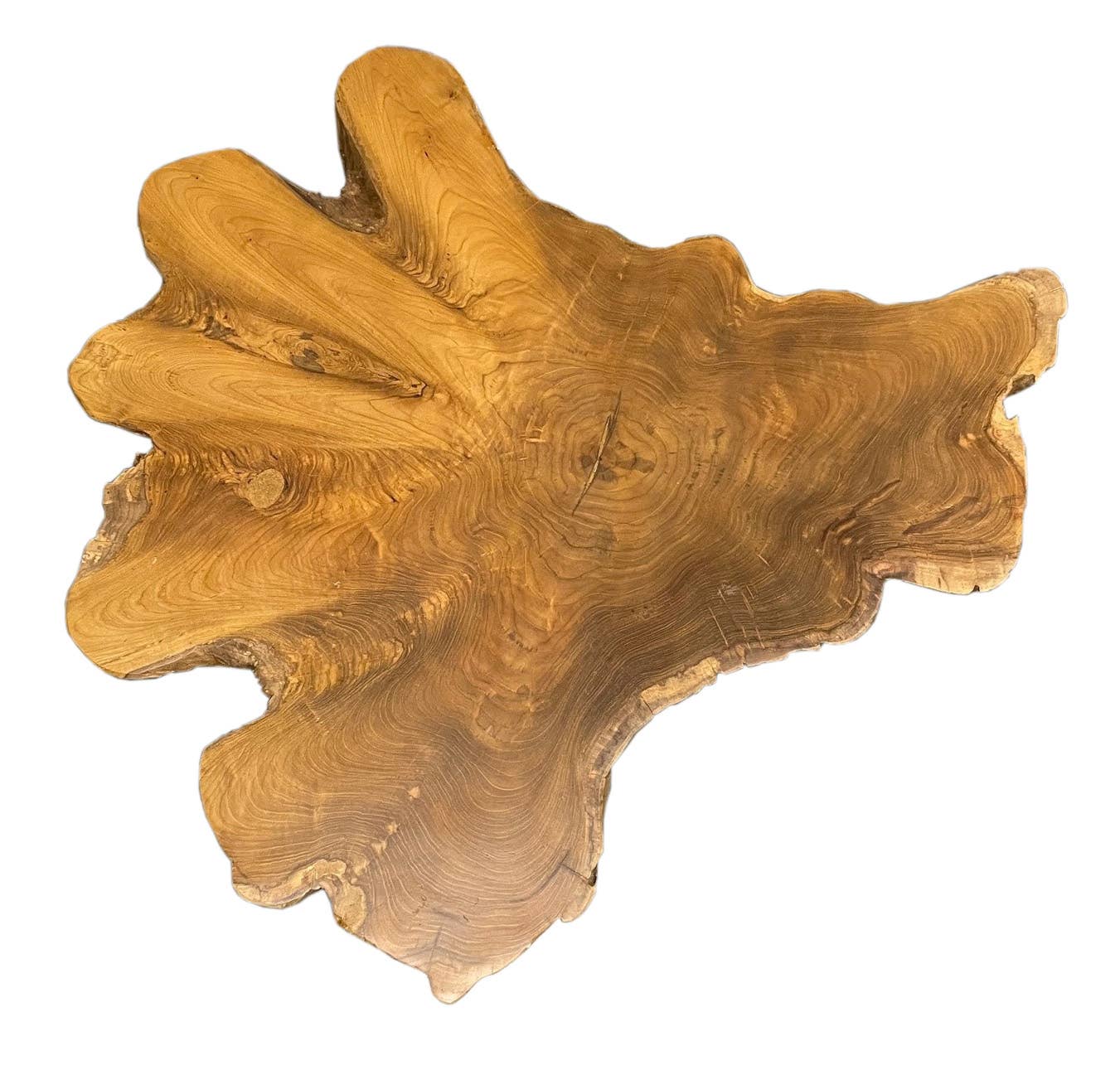 Teakwood Organic Slab Coffee Table