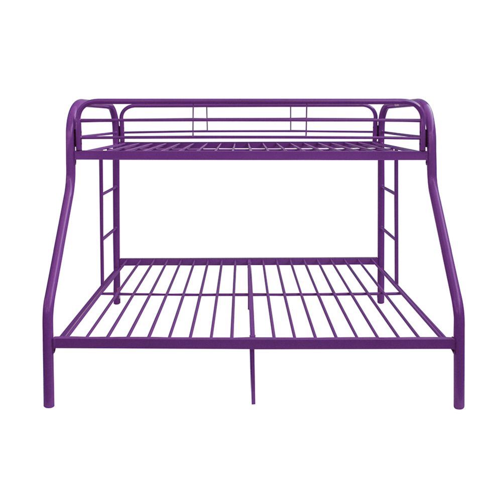 ACME Tritan Bunk Bed (Twin/Full) in Purple 02053PU