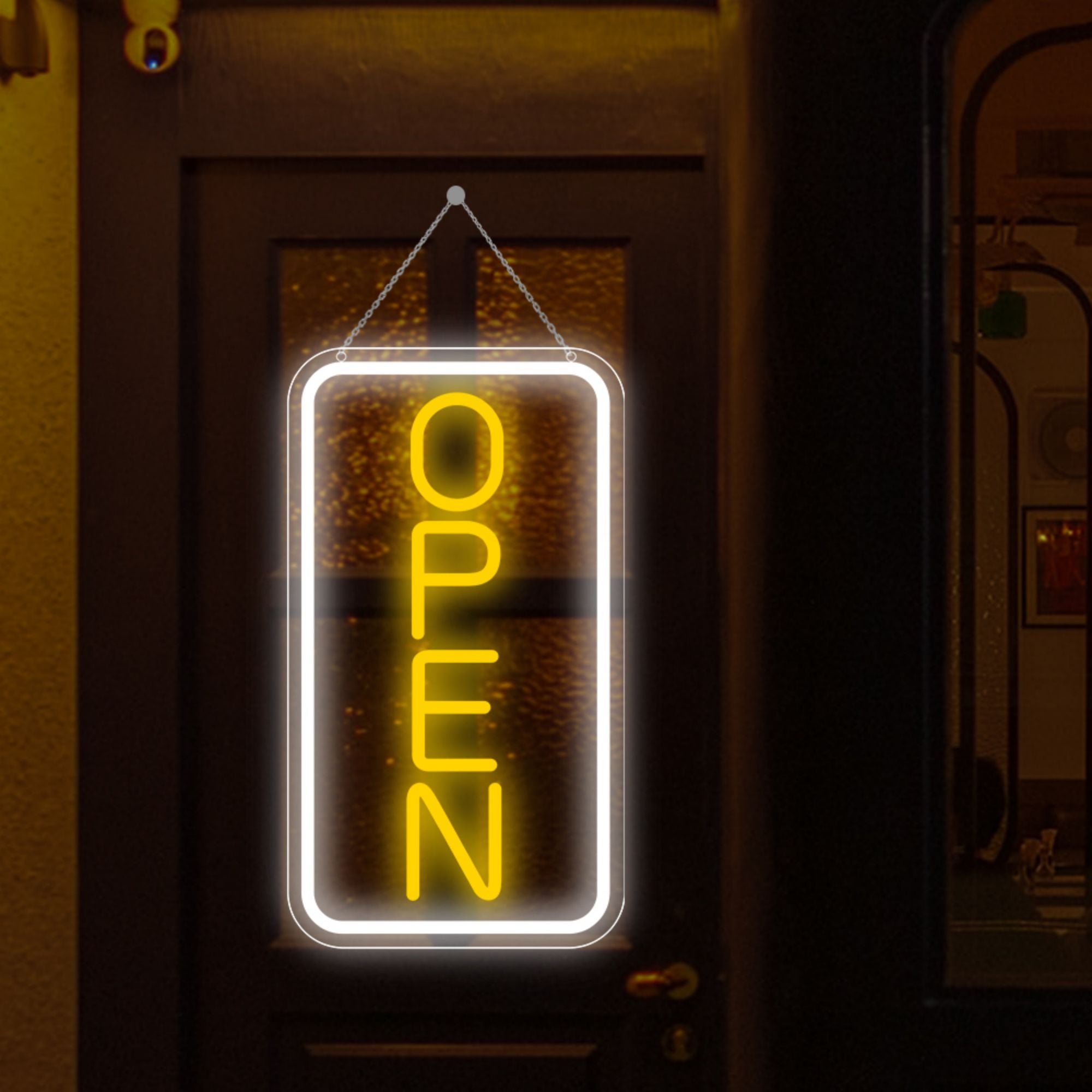 OPEN - USB-Powered LED Neon Sign for Wall Decor