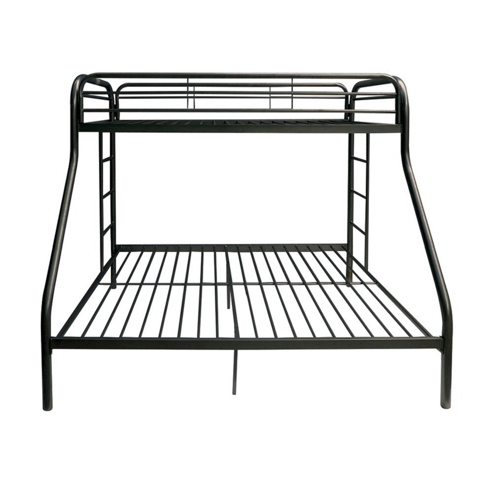 ACME Tritan Bunk Bed (Twin/Full) in Black 02053BK