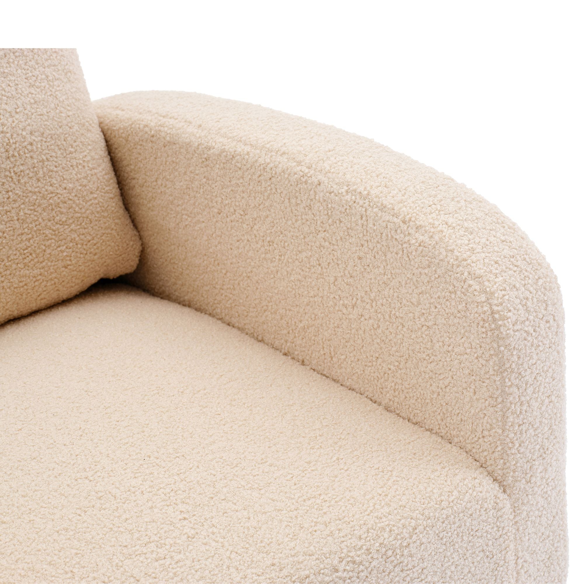 Modern Upholstered Rocking Chair with Solid Wood Legs, High Backrest, Side Pocket, and Comfy Armrests – Nursery Glider and Living Room Accent Chair