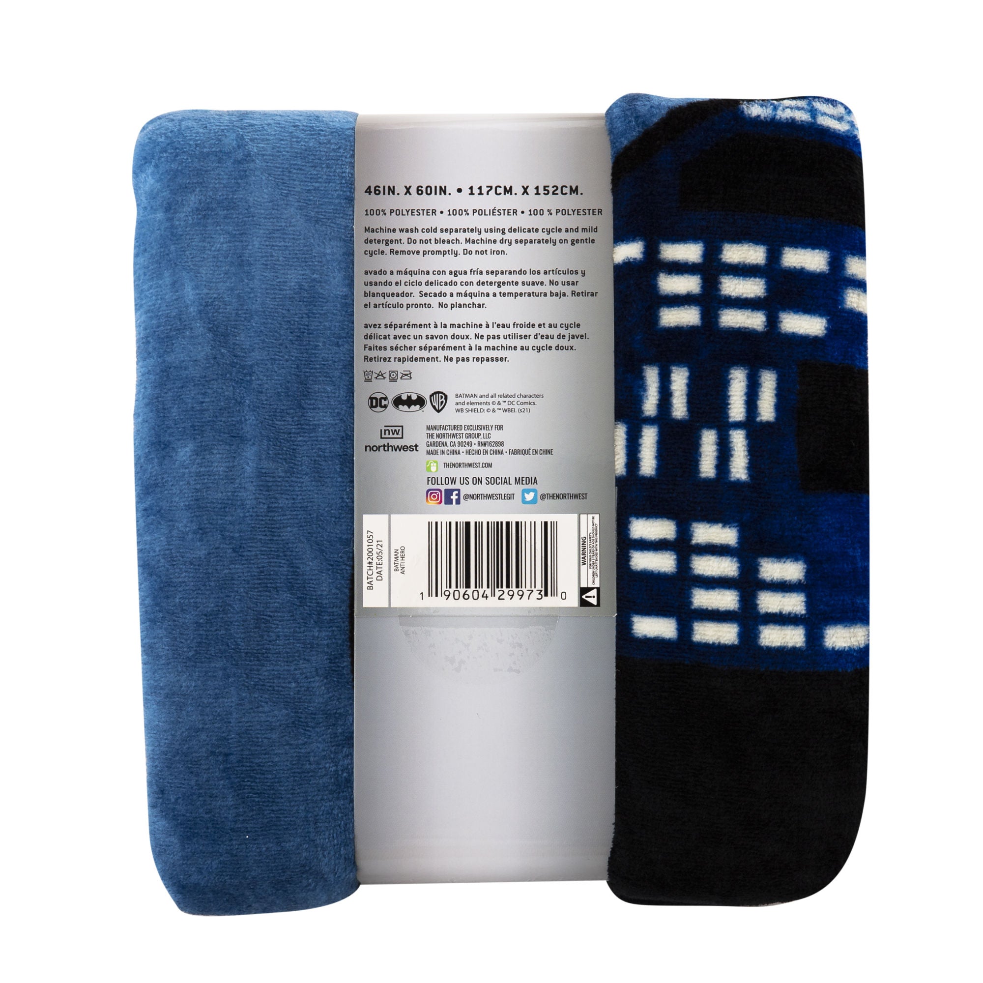 BATMAN - ANTI HERO - Throw Blanket