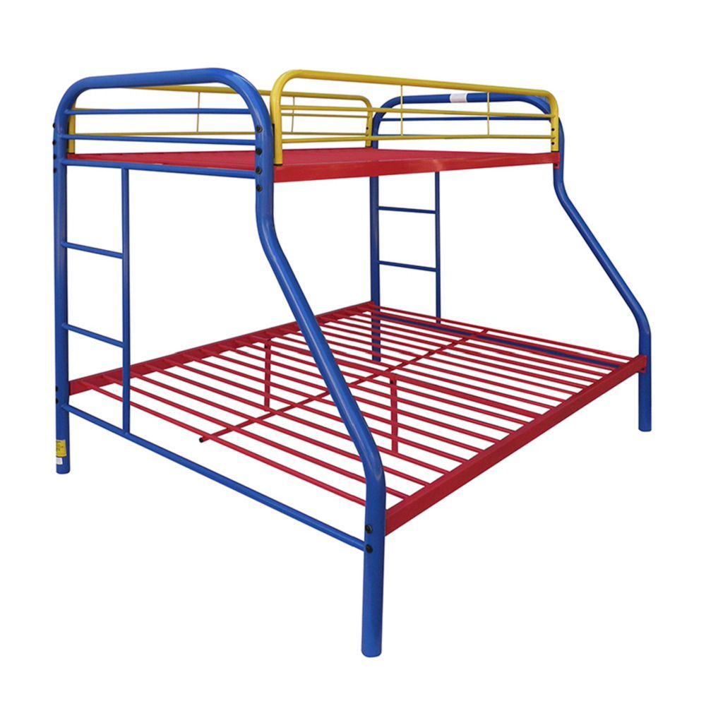 ACME Tritan Bunk Bed (Twin/Full) in Rainbow 02053RNB