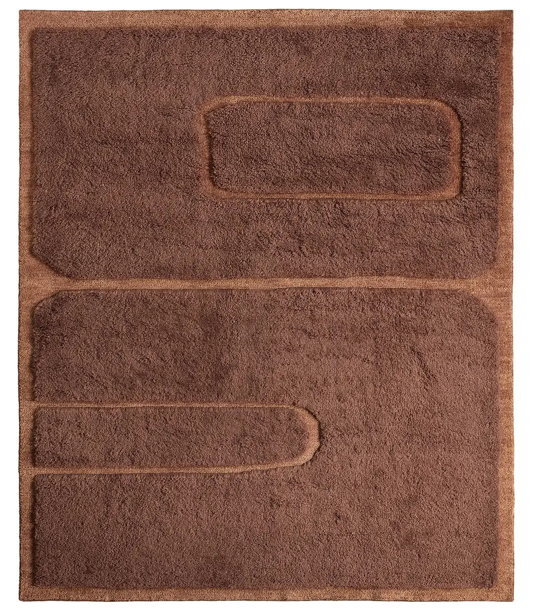 Jaipur x Bradley Odom Solum Sarra Handwoven Wool Area Rug – Mid-Century Modern Solid Design
