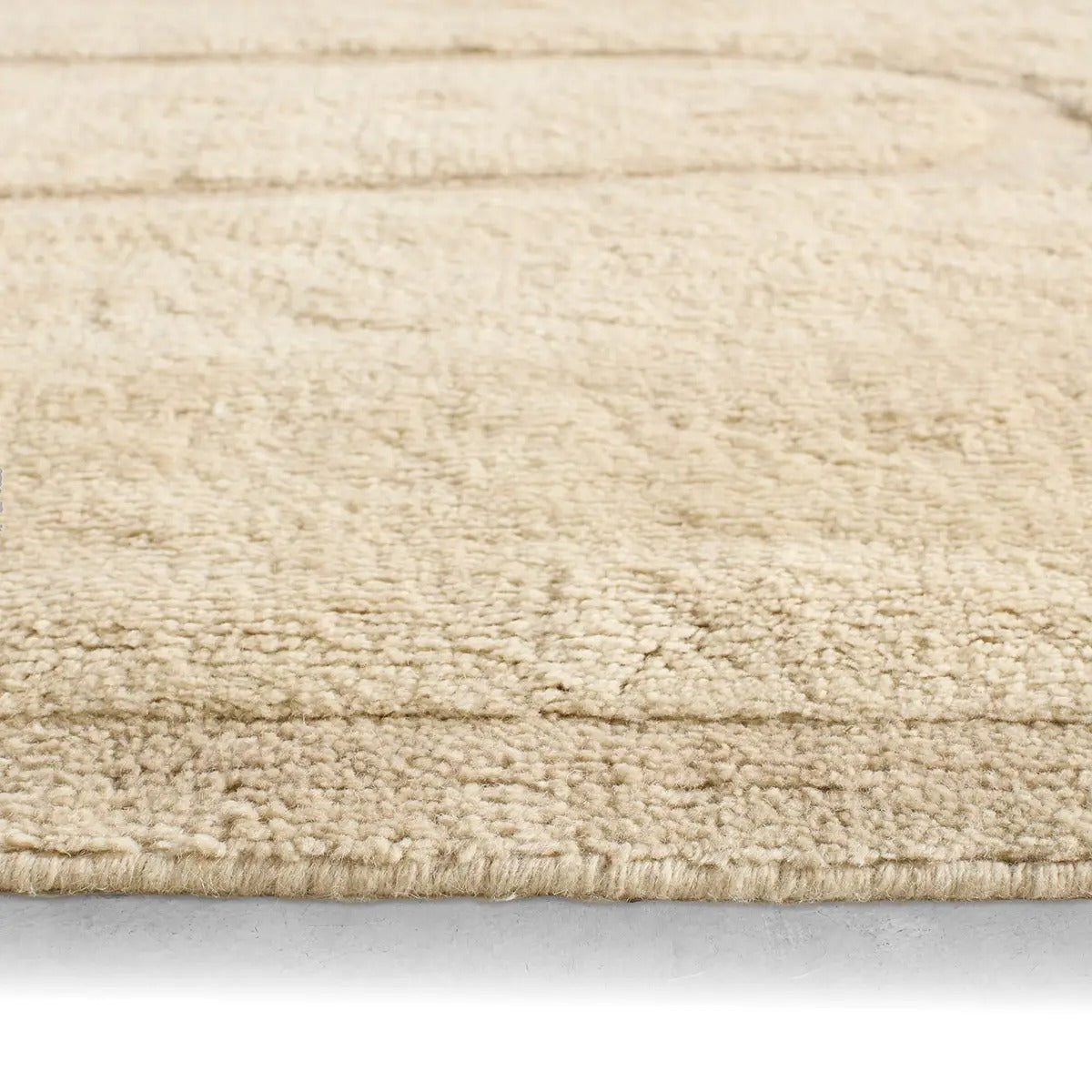 Jaipur x Bradley Odom Solum Sarra Handwoven Wool Area Rug – Mid-Century Modern Solid Design