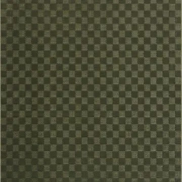 Truls Green Gambit Washable Checkered Rug – Durable Low Pile Modern Rug