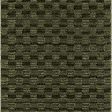 Truls Green Gambit Washable Checkered Rug – Durable Low Pile Modern Rug