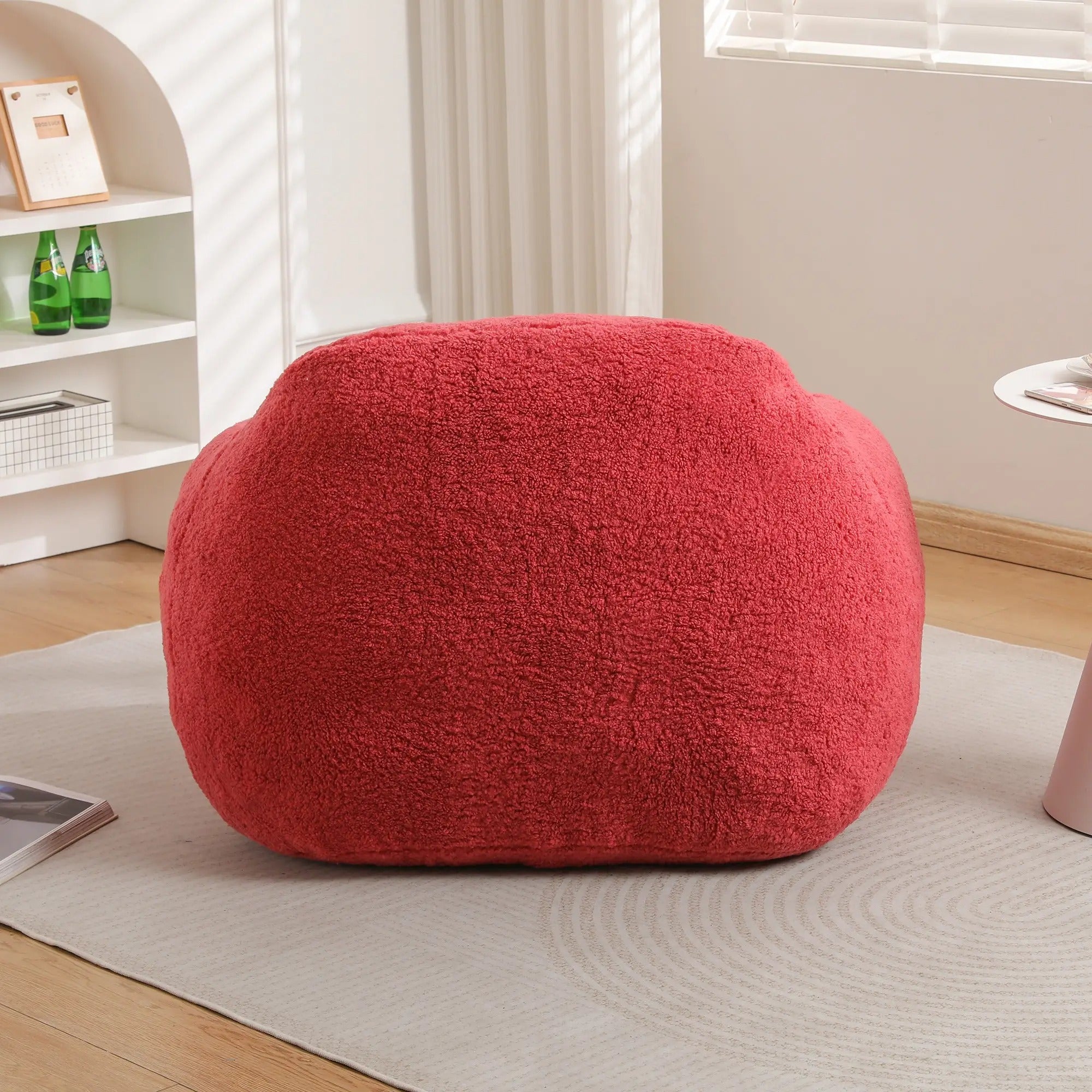 Giant Bean Bag Sofa Chair with Armrests and Memory Foam