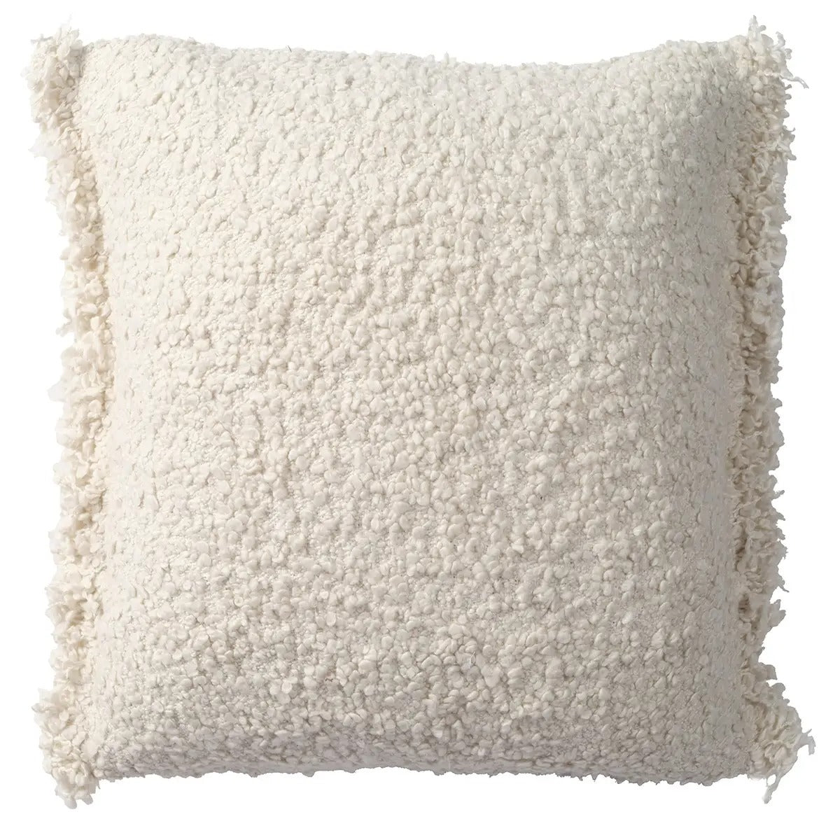 Angora Burnt Tabac Textured Hand Woven Pillow by Jaipur – 100% Polyester Decorative Accent Cushion