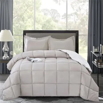 3-Piece All Season Lightweight Down Alternative Comforter Set – Ultra-Soft, Breathable & Eco-Friendly
