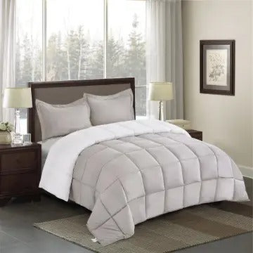 3-Piece All Season Lightweight Down Alternative Comforter Set – Ultra-Soft, Breathable & Eco-Friendly