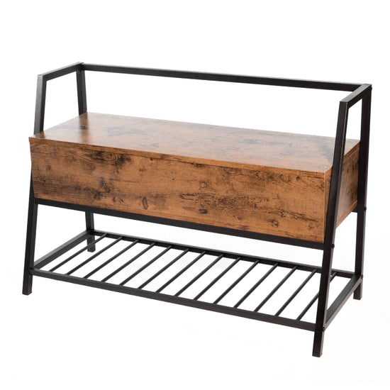 Shoe Bench Storage Cabinet
