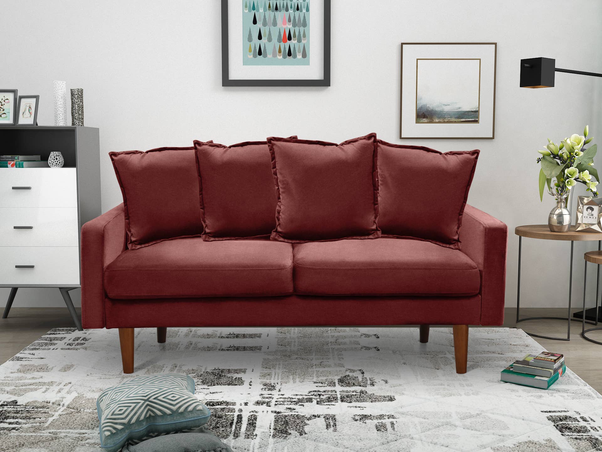 X Marin Loveseat