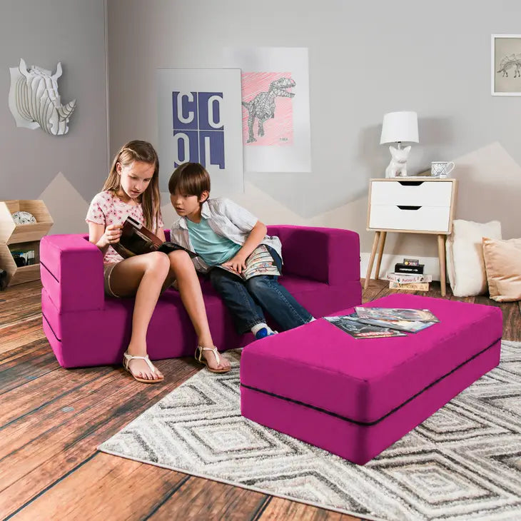 Jaxx Zipline Big Kids Modular Sofa & Ottoman