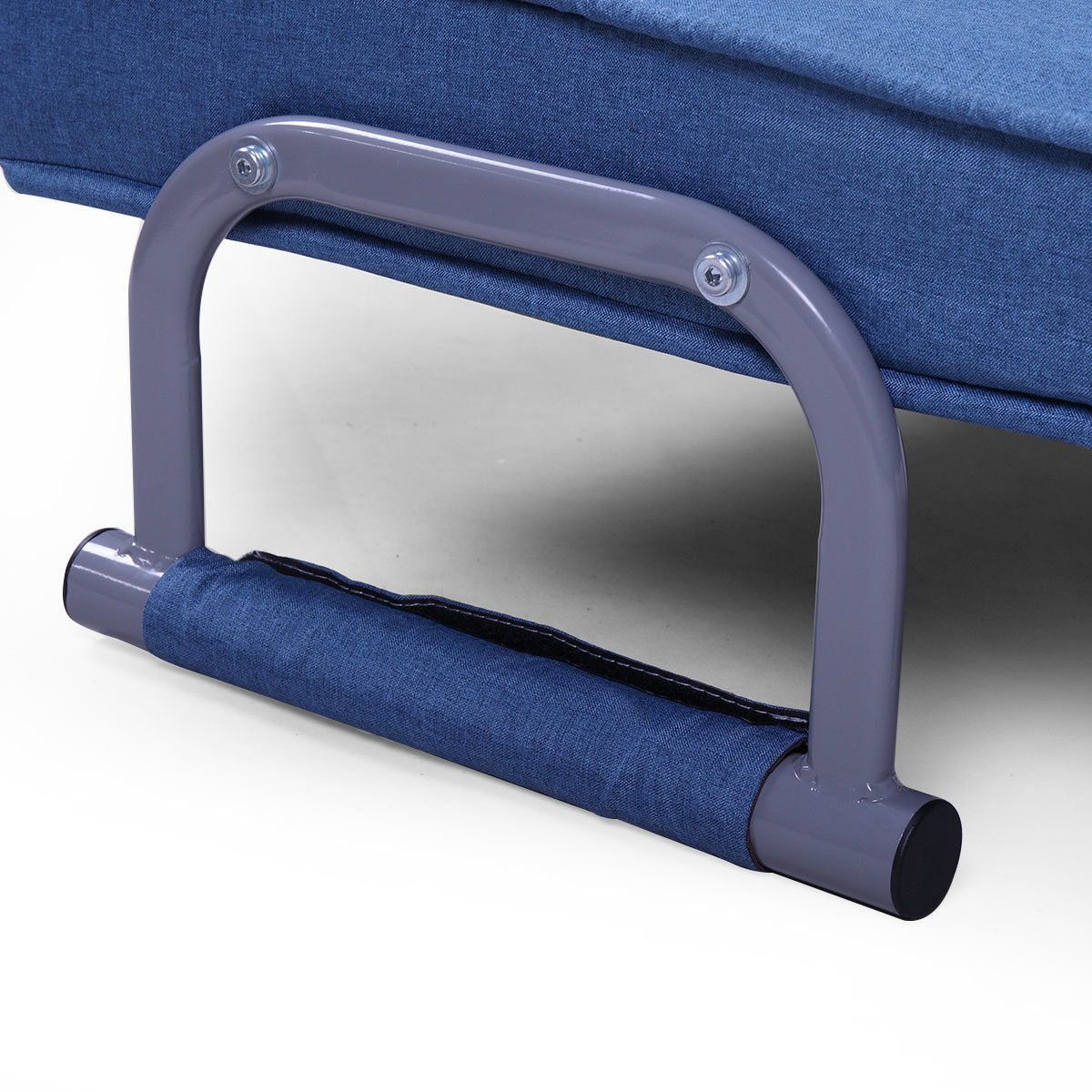 Adjustable Folding Dual-Purpose Lounge Chair Sofa Bed Recliner Gray