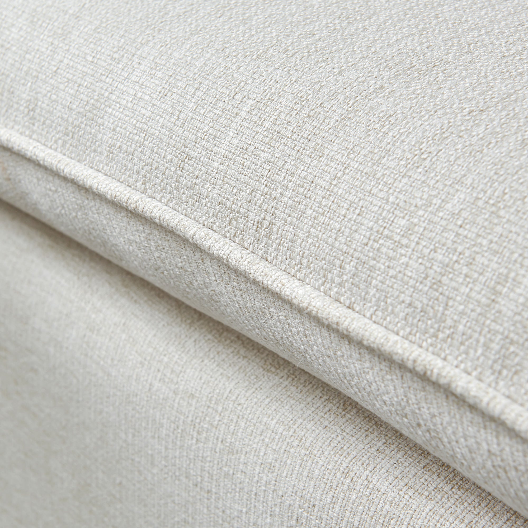 L-Shaped Linen Sectional Sofa With Left Chaise - Beige