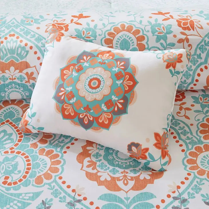 Boho 8-Piece Complete Comforter and Sheet Set